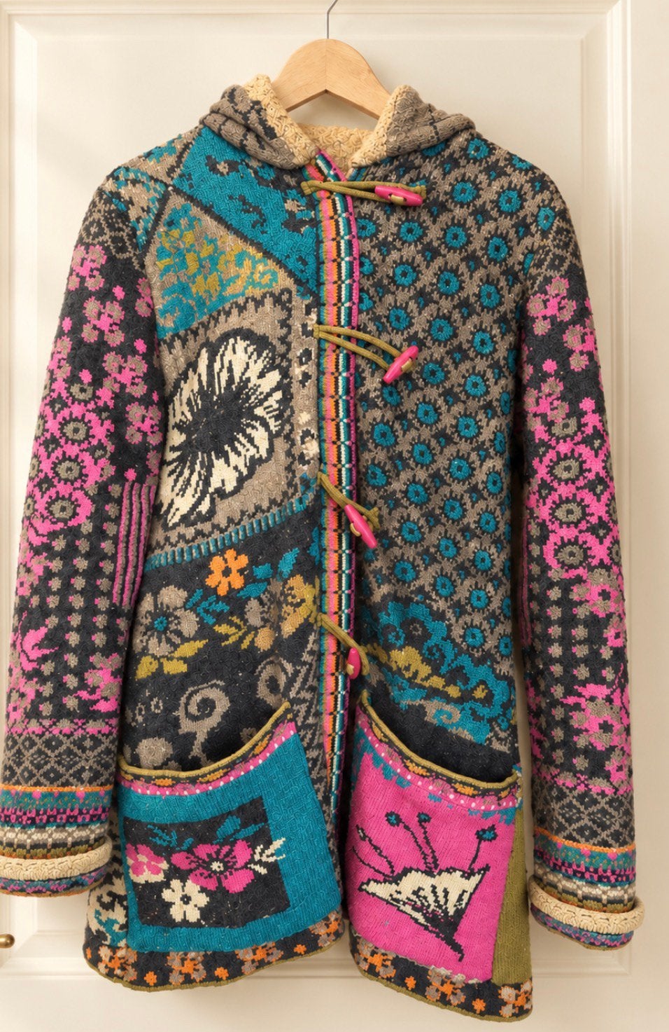 Super mooi lamswollen vest/ jas van Ivko in maat 42, Kleding | Dames, Ophalen of Verzenden, Zo goed als nieuw, Maat 42/44 (L)