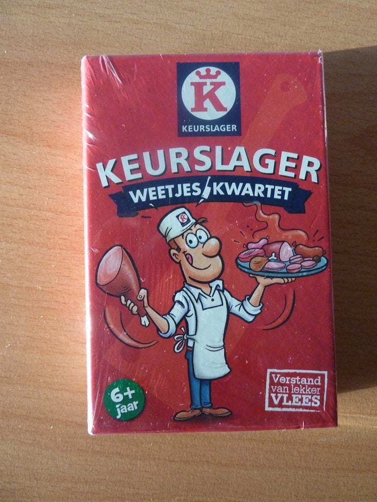 Keurslager Weetjes kwartetspel - nieuw, Verzenden, Nieuw, Kwartet(ten)