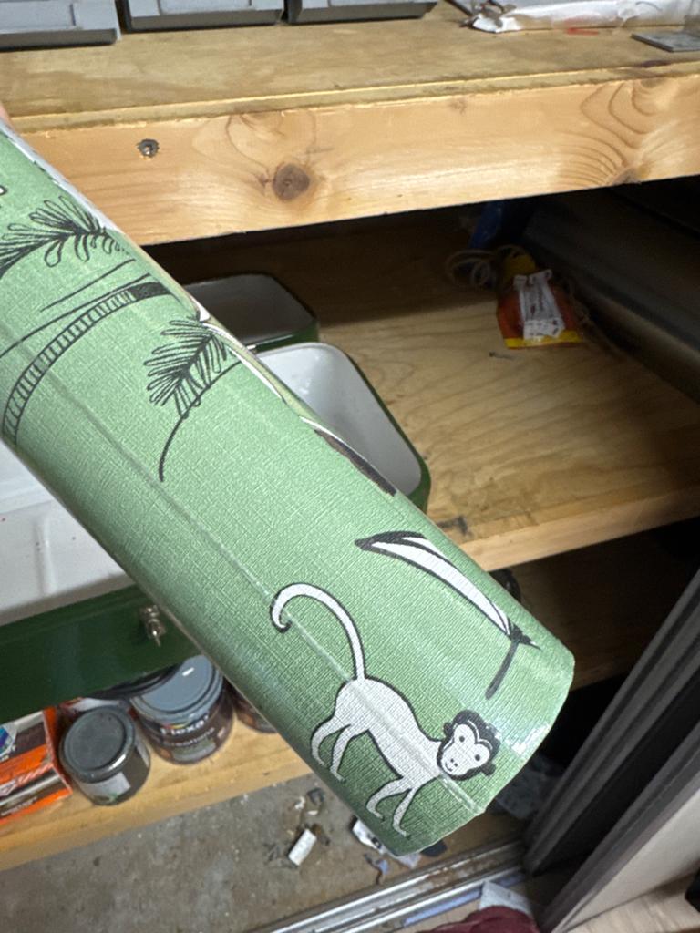 Behangrol met apen en jungleprint - Groen, Ophalen, Groen