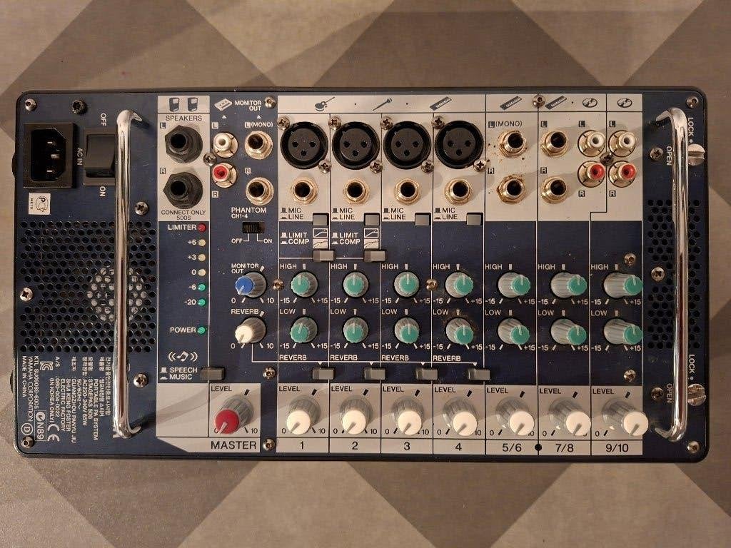 Yamaha Stagepas 500 versterker/mixerdeel geen speakers, Ophalen of Verzenden, Gebruikt, Audio