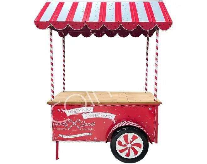 Colmore Decoratieve Kerstkar JOLLY 135x71x175cm rood, Ophalen, Nieuw, Rood, Rechthoekig