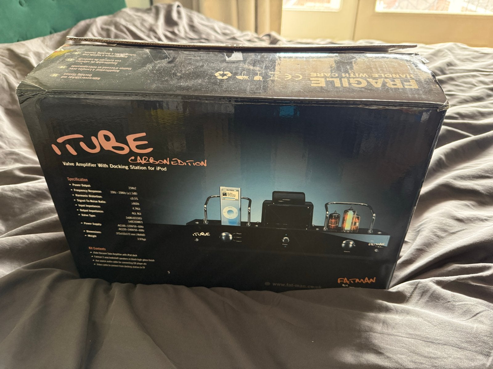 Fatman iTube ValveDok Carbon Edition buizenversterker, Zo goed als nieuw, Ophalen, Overige merken, Minder dan 60 watt