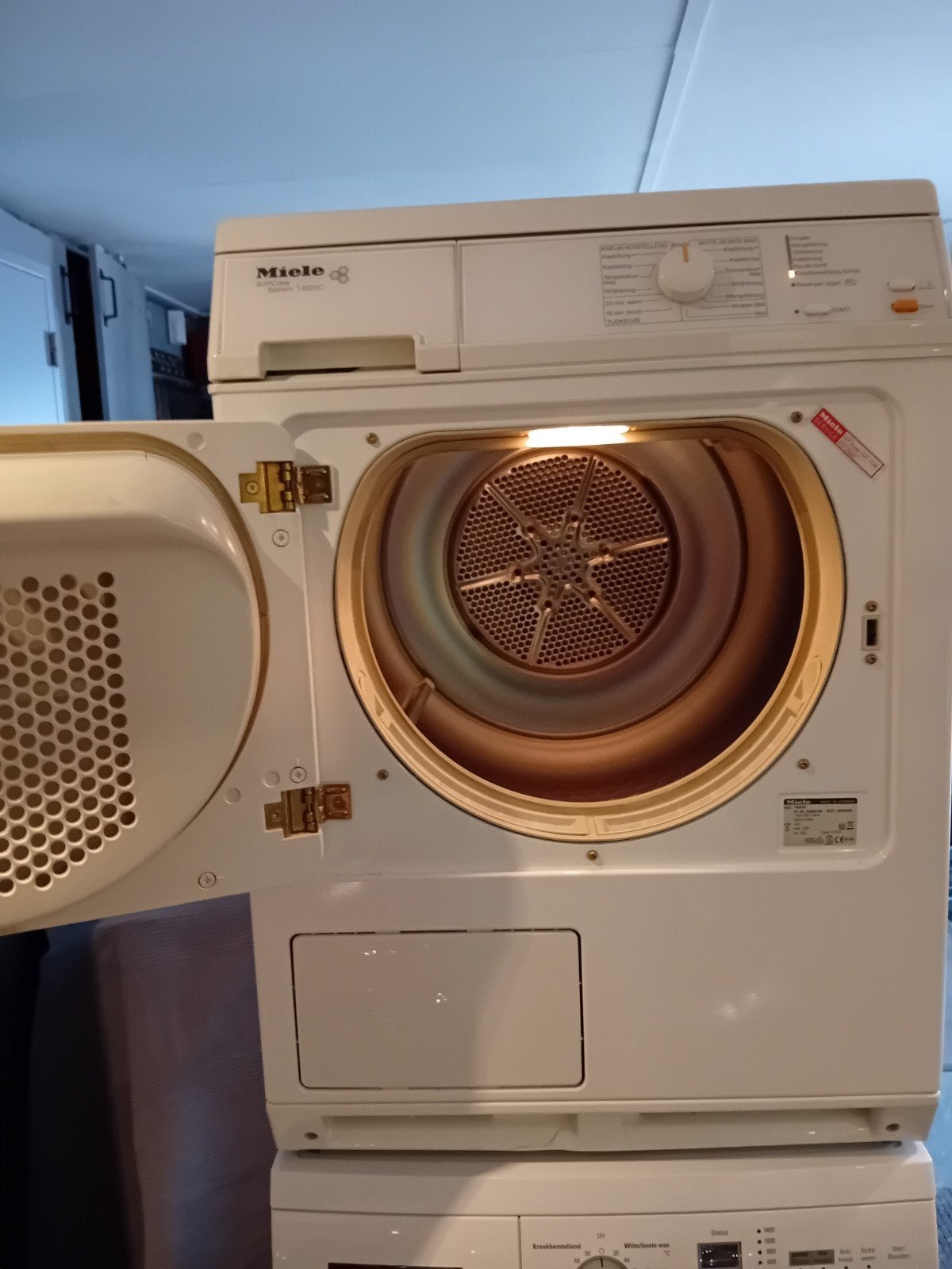 MIELE condens wasdroger, Witgoed en Apparatuur, Wasdrogers, Ophalen, Gebruikt, 85 tot 90 cm