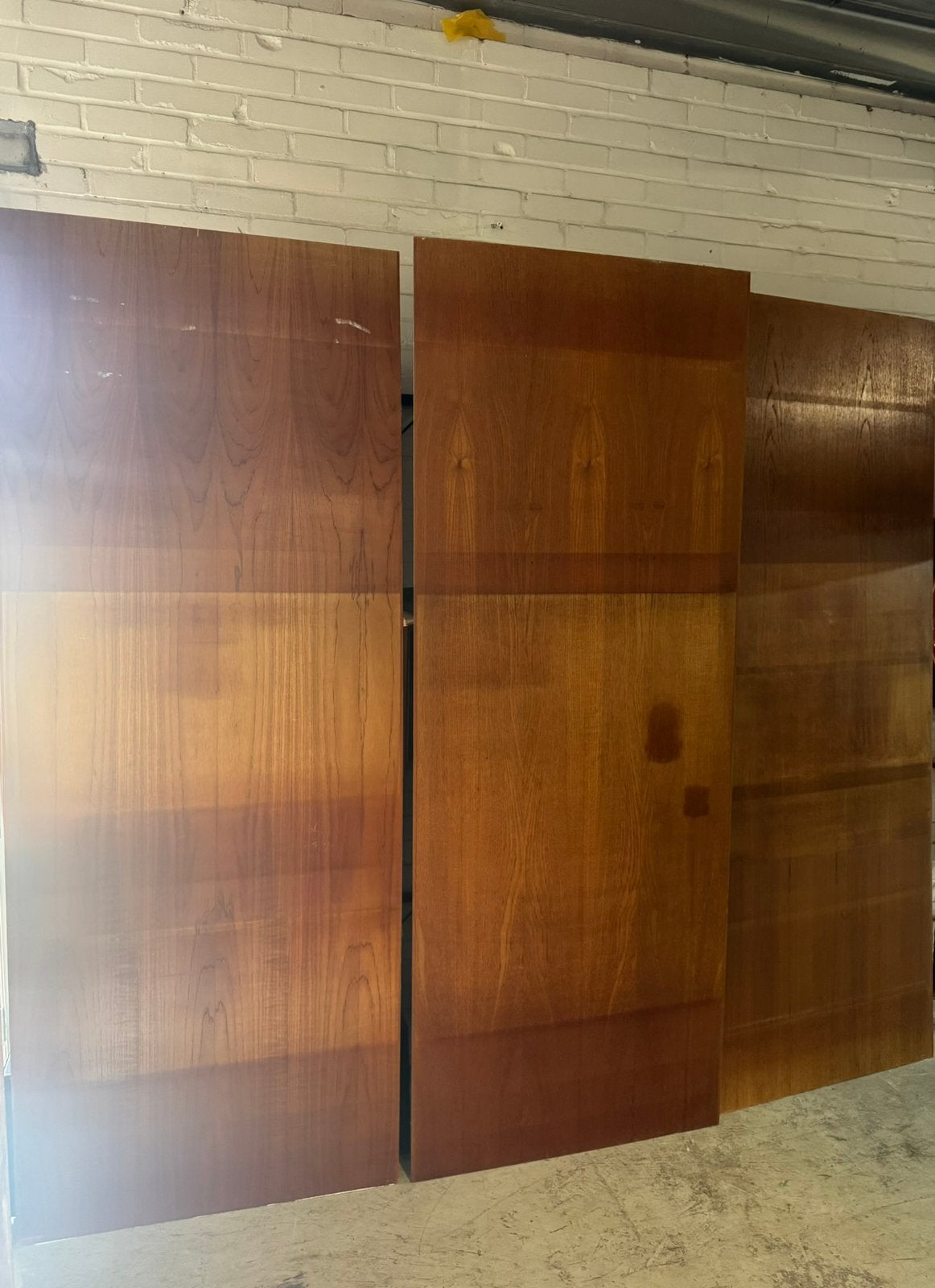 Poul Cadovius en Teeffelen teak houten wandplaten, Huis en Inrichting, Kasten | Wandmeubels, Gebruikt, Ophalen of Verzenden, Minder dan 150 cm