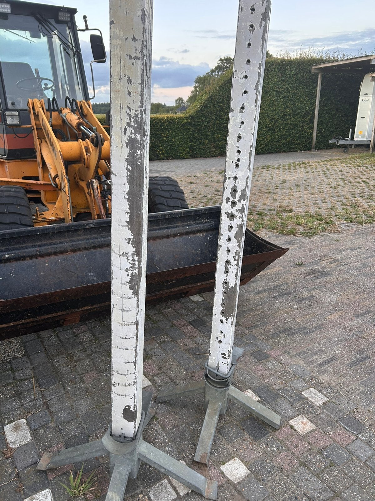 Hindernis staanders, Ophalen, Gebruikt, Springen