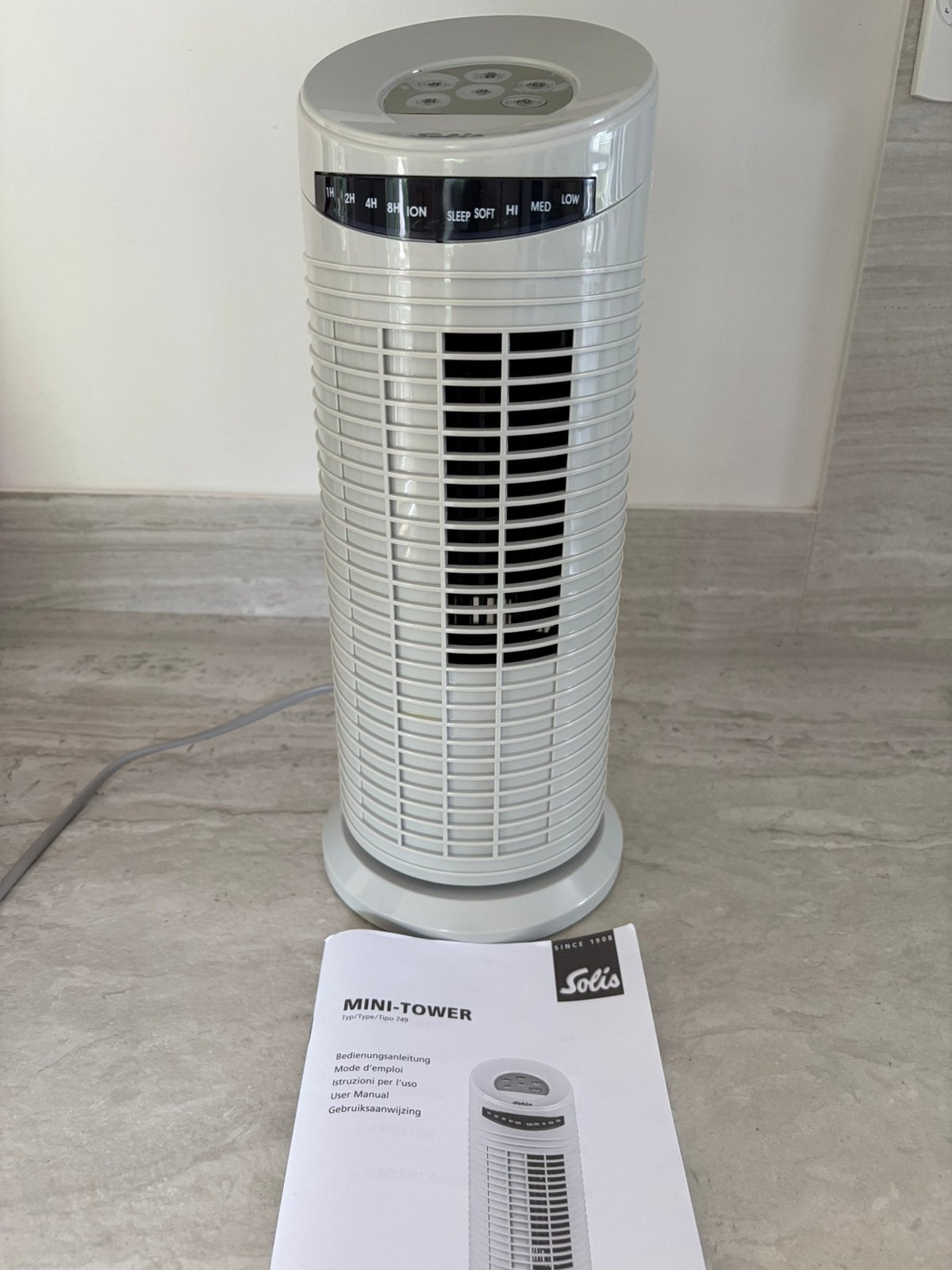 Solis 970.96 tafel ventilator, Ophalen of Verzenden, Zo goed als nieuw, Tafelventilator