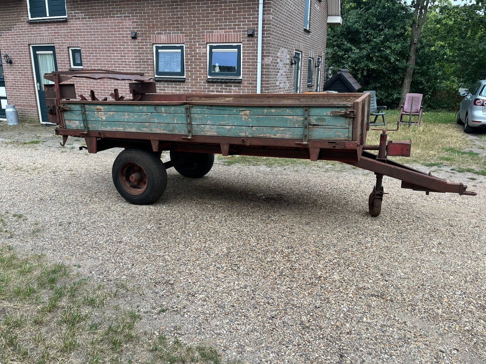 Meststrooier. Mestverspreider, Ophalen, Gewasbescherming en Bemesting