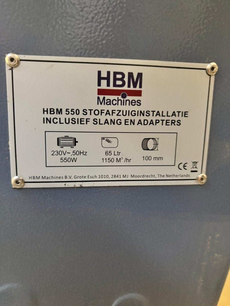 HBM werkplaats afzuiginstallatie, Ophalen, Gebruikt, Afzuiger