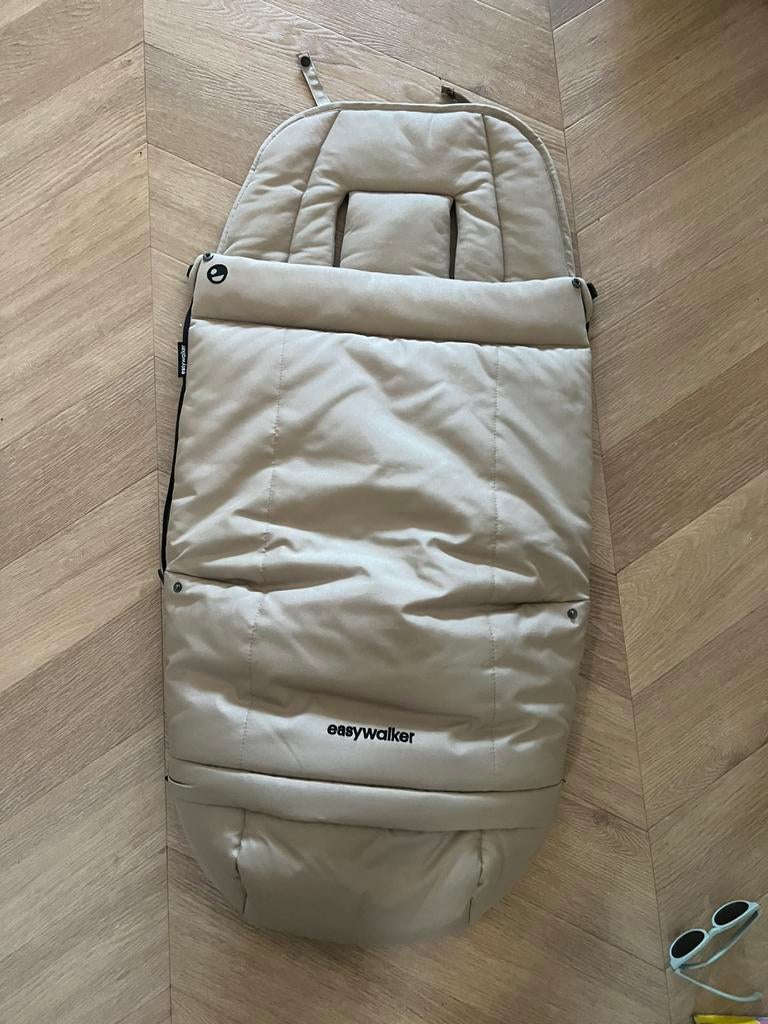 Voetenzak EasyWalker beige easy walker, Ophalen of Verzenden, Zo goed als nieuw, Voetenzak