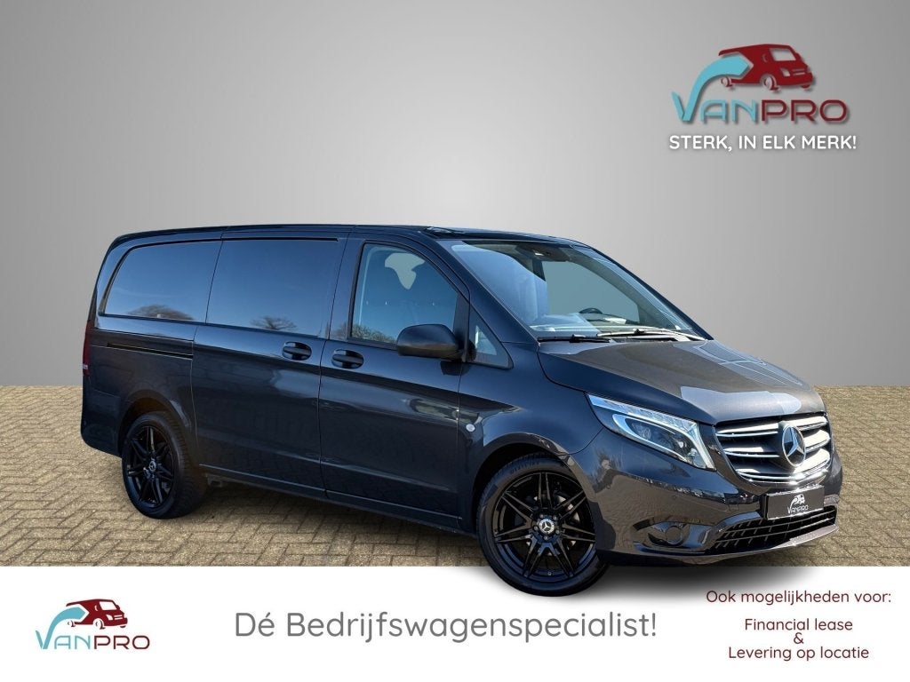 Mercedes-benz VITO 114 CDI 136pk L2 Automaat GB / Navi / Air, Automaat, 4 cilinders, Zwart, Bedrijf