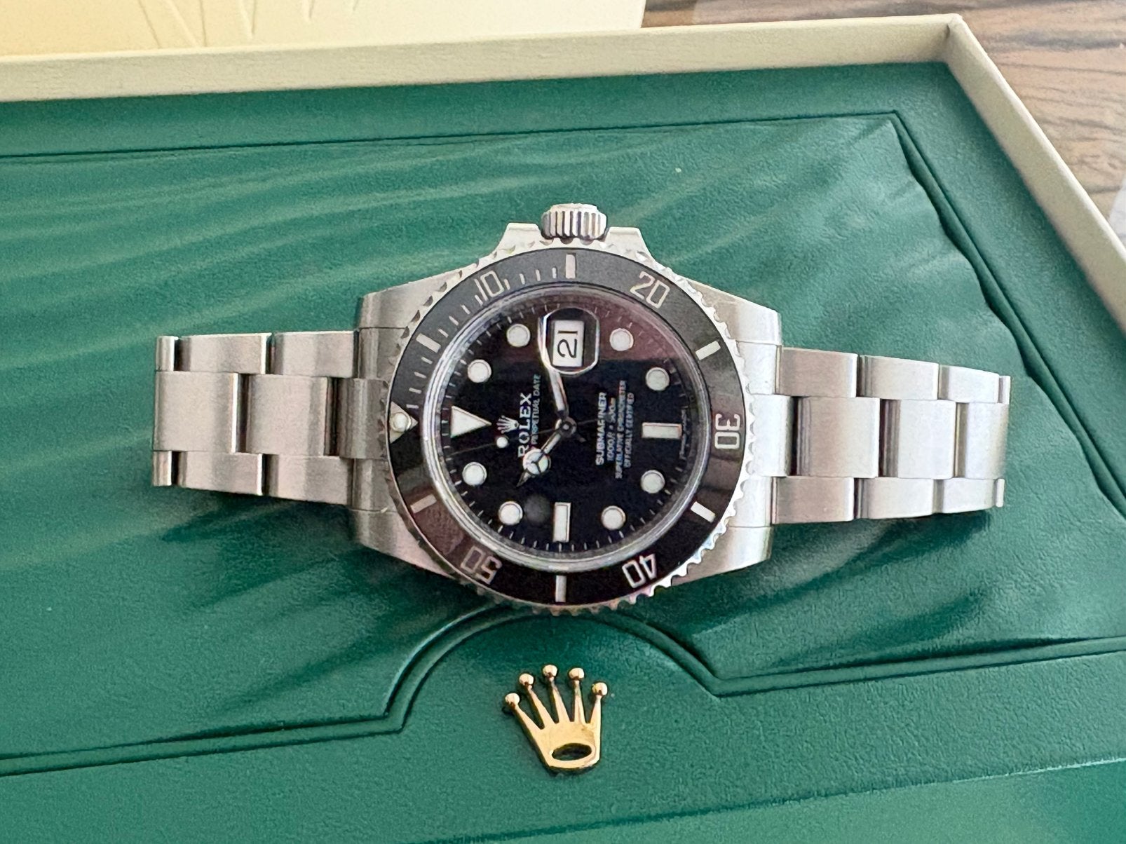 Rolex Submariner Date 116610LN, Ophalen, Polshorloge, Zo goed als nieuw, Rolex