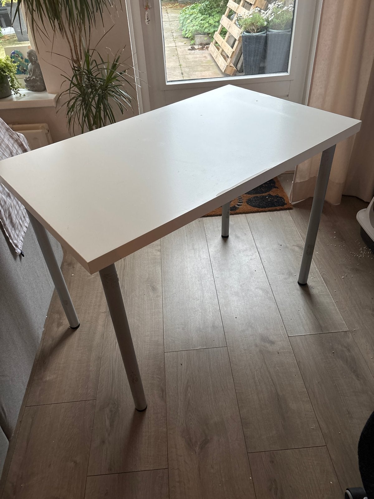 Ikea Linnmon / Adils bureau - wit, Ophalen, Gebruikt