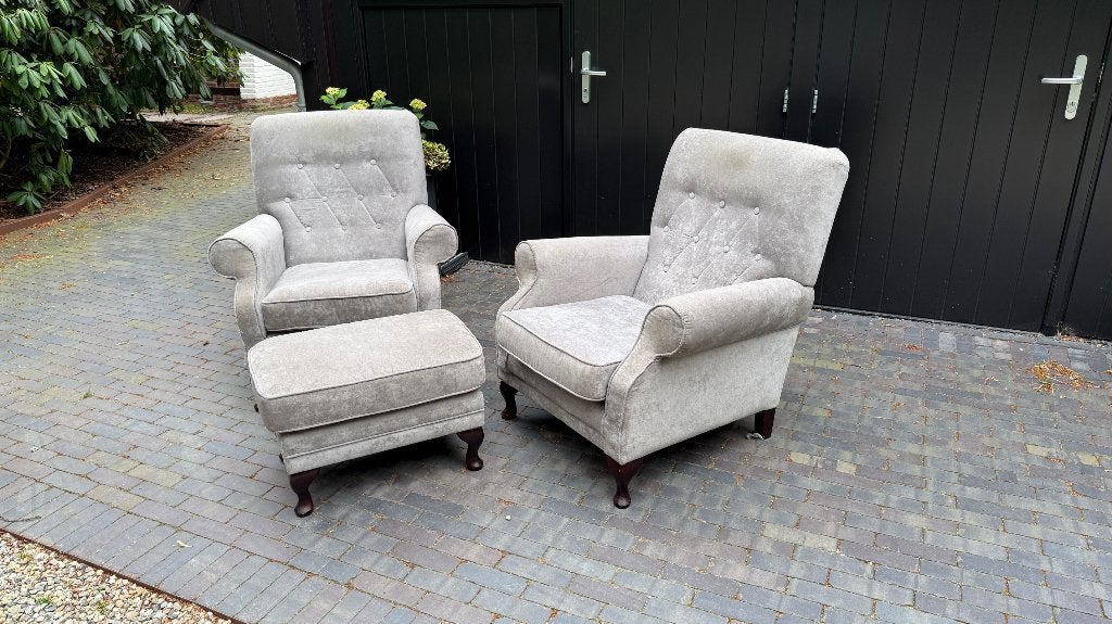 Relax stoelen met voetenbankje, Ophalen