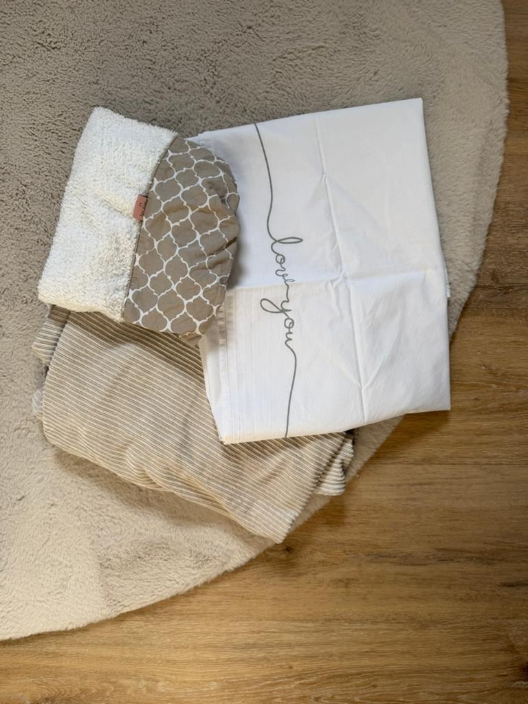 Witlof for kids set, Jongetje of Meisje, Wit, Ophalen of Verzenden, Deken of Dekbed