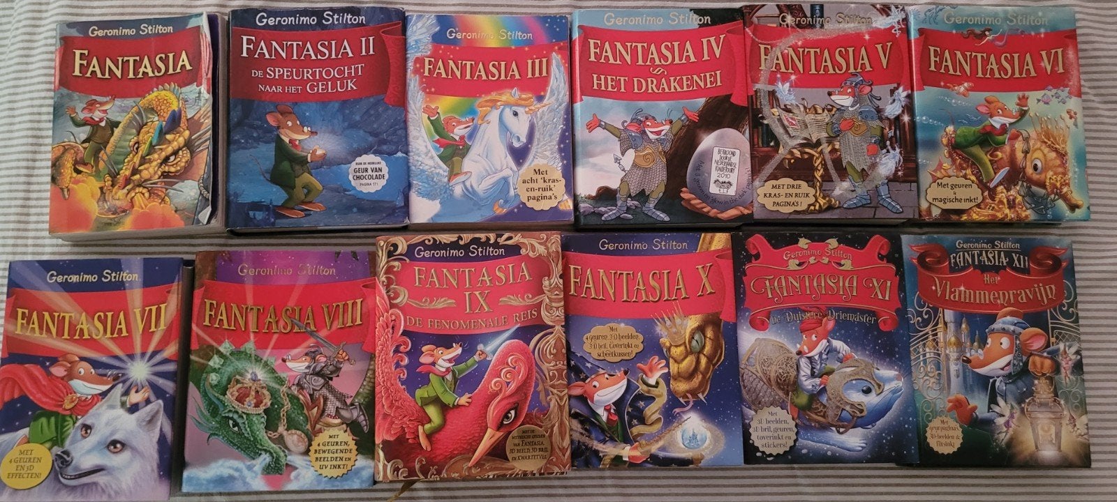 Geronimo Stilton Fantasia & Reis door de Tijd Boeken, Boeken, Ophalen, Zo goed als nieuw, Geronimo Stilton, Fictie algemeen
