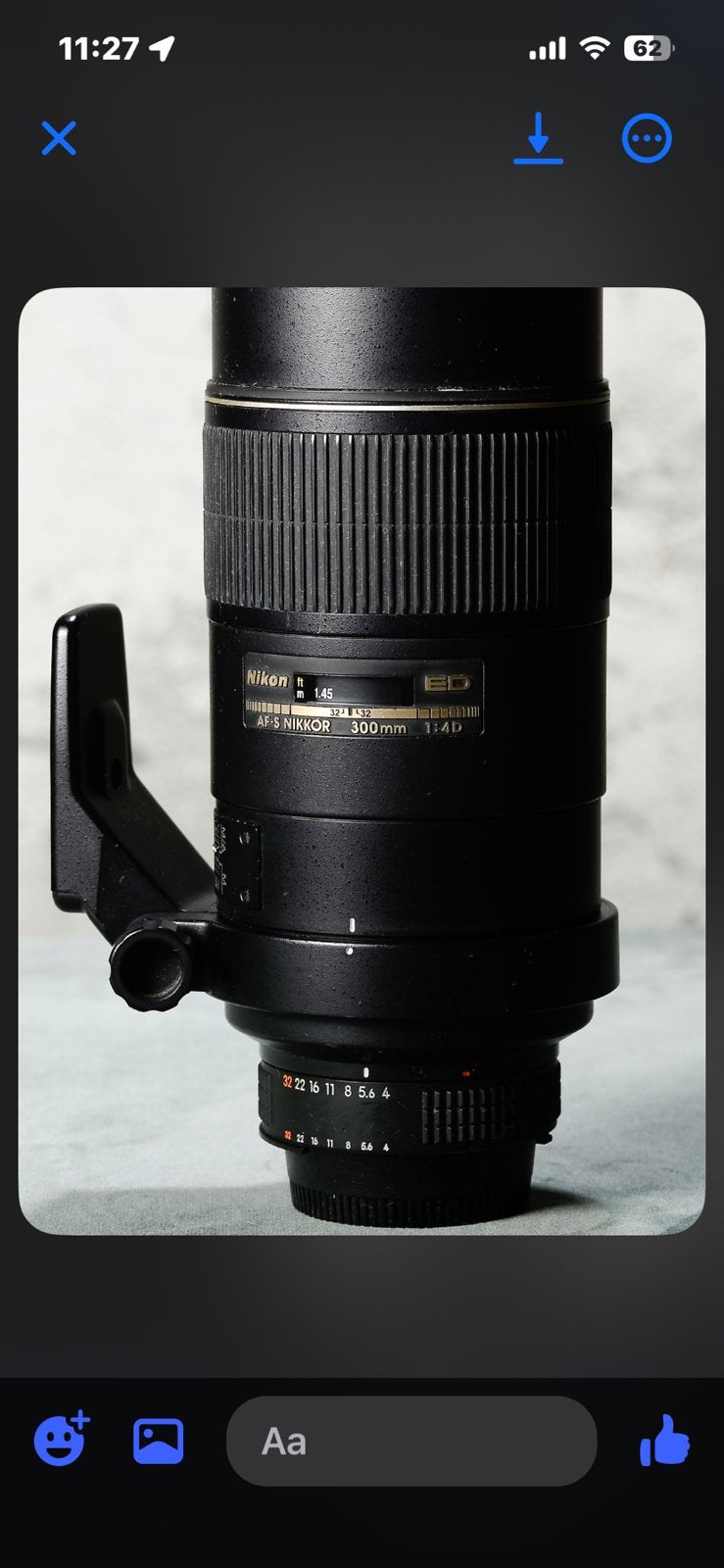 Nikon AFS F4.0-300mm ED, Ophalen, Zo goed als nieuw, Telelens