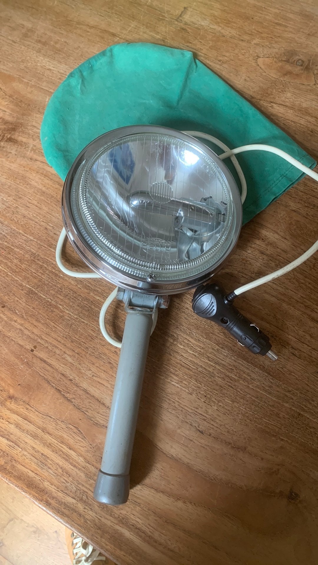 Vintage 12v zoeklicht ( voor op een boot bijv.), Ophalen of Verzenden