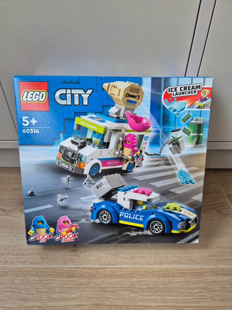 Lego 60314 IJswagen Politieachtervolging ice cream truck New, City, Lego, Nieuw, Ophalen of Verzenden