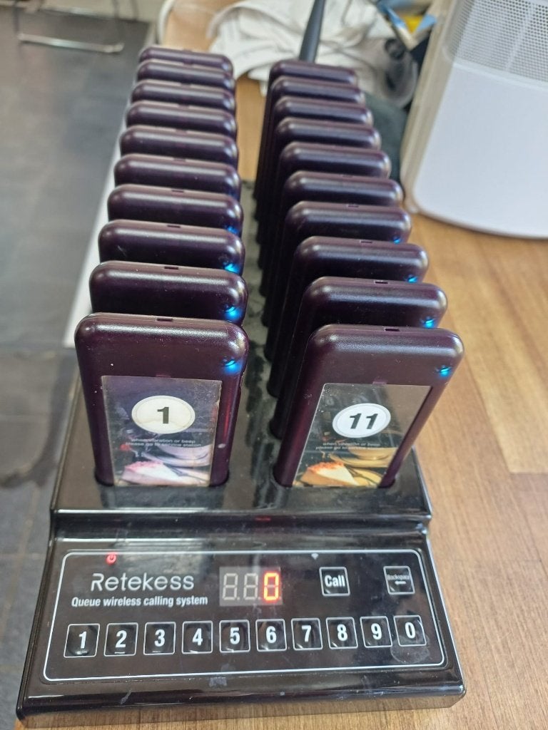 Buzzer-systeem, Ophalen, Zo goed als nieuw