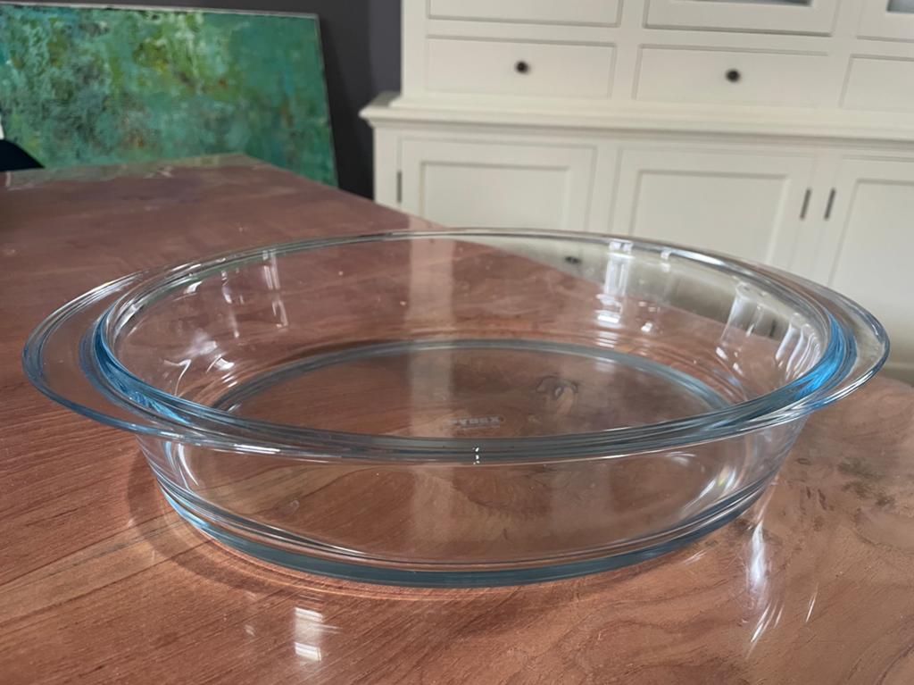 Nieuwe Pyrex ovale ovenschaal, Nieuw, Ophalen of Verzenden, Overige merken, Glas