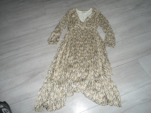 Emi-Jo; Opvallend mooie voile jurk; maat S/M, Kleding | Dames, Maat 38/40 (M), Overige kleuren, Ophalen of Verzenden, Zo goed als nieuw
