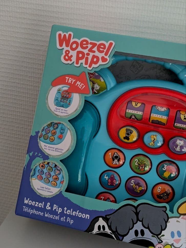 Woezel en Pip telefoon nieuw!, Ophalen of Verzenden, Nieuw