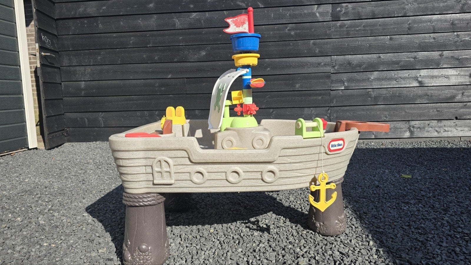 Little Tikes Piratenschip Water/Zandspeelbak, Kinderen en Baby's, Speelgoed | Buiten | Zandbakken, Ophalen, Gebruikt