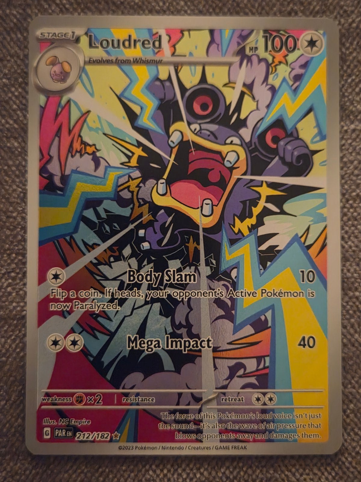 Pokémon Loudred (par 212), Ophalen of Verzenden
