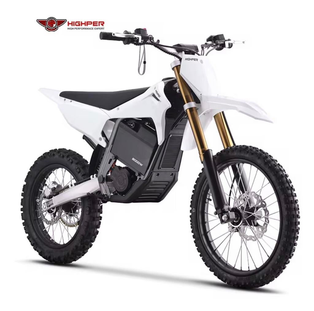 Elektrische Crossmotor | Highper HP131E | 8000W 72v35Ah, Ophalen of Verzenden, Zo goed als nieuw, Overige typen
