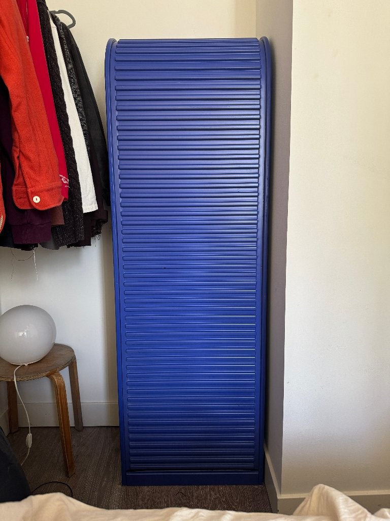 Pastoe Adammer kast – kobaltblauw/paars, Ophalen, Gebruikt, 50 tot 100 cm, 150 tot 200 cm