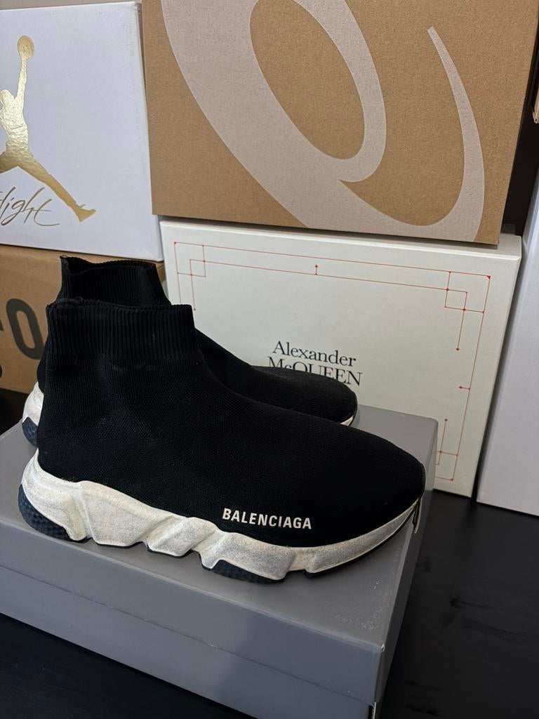 Balenciaga speed runner, Kleding | Heren, Schoenen, Ophalen of Verzenden, Zo goed als nieuw, Zwart