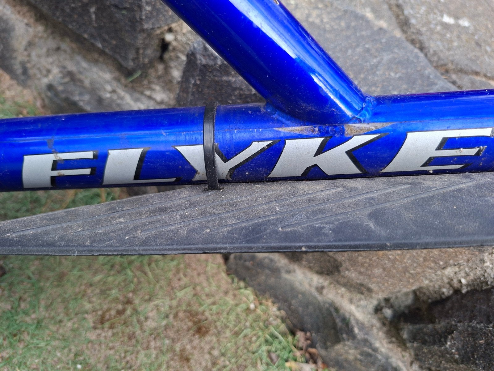 Flyke Aanhangfiets - Blauw, Ophalen, Gebruikt, Aanhangfiets, Flyke