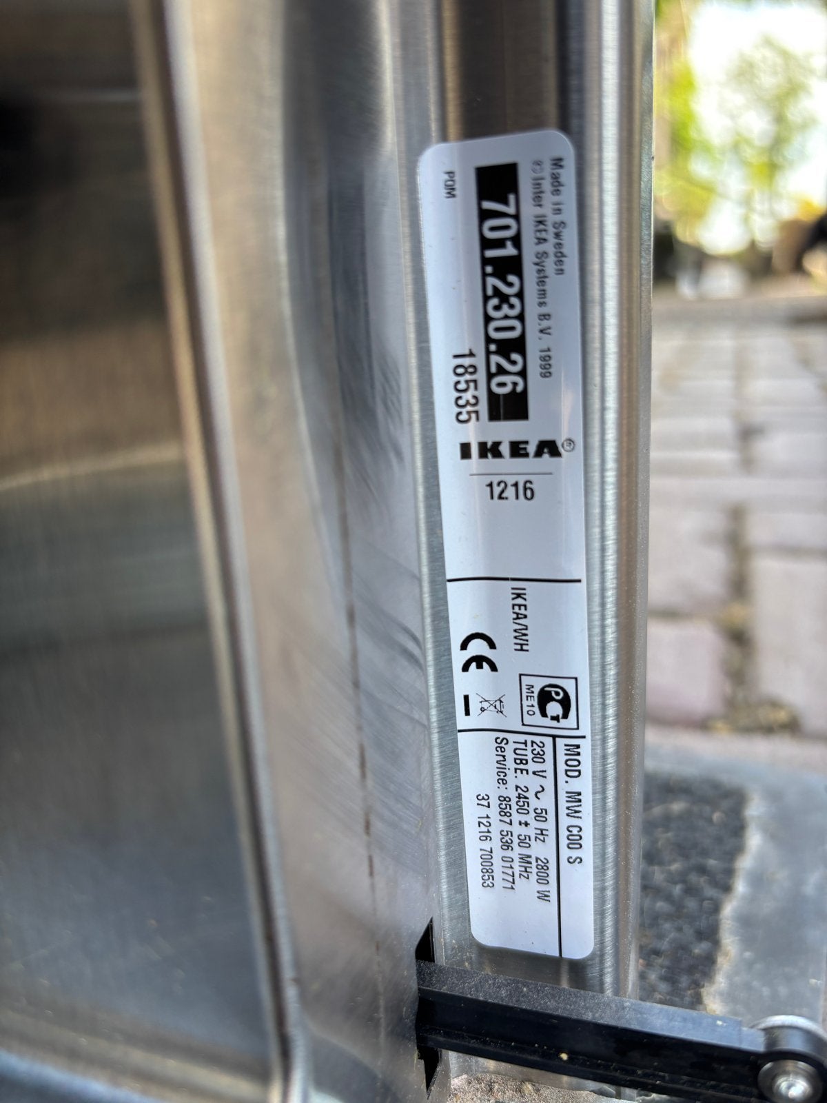 IKEA Combimagnetron/oven - Zo goed als nieuw, Witgoed en Apparatuur, Magnetrons, Ophalen, Combimagnetron, Grill, Zo goed als nieuw