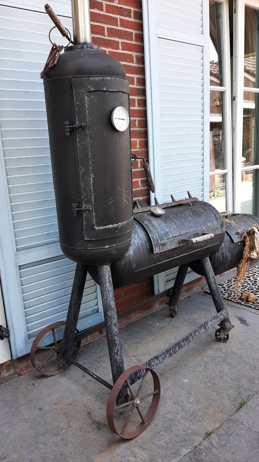 Mega BBQ Smoker Roker voor de echte mannen, Ophalen of Verzenden, Gebruikt