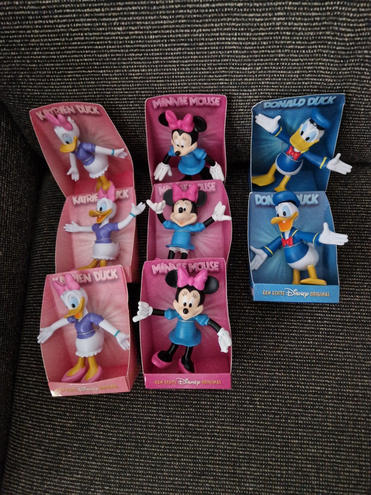 AH. Disney Figuren: Katrien Duck, Minnie Mouse, Donald Duck, Ophalen, Donald Duck, Nieuw, Beeldje of Figuurtje