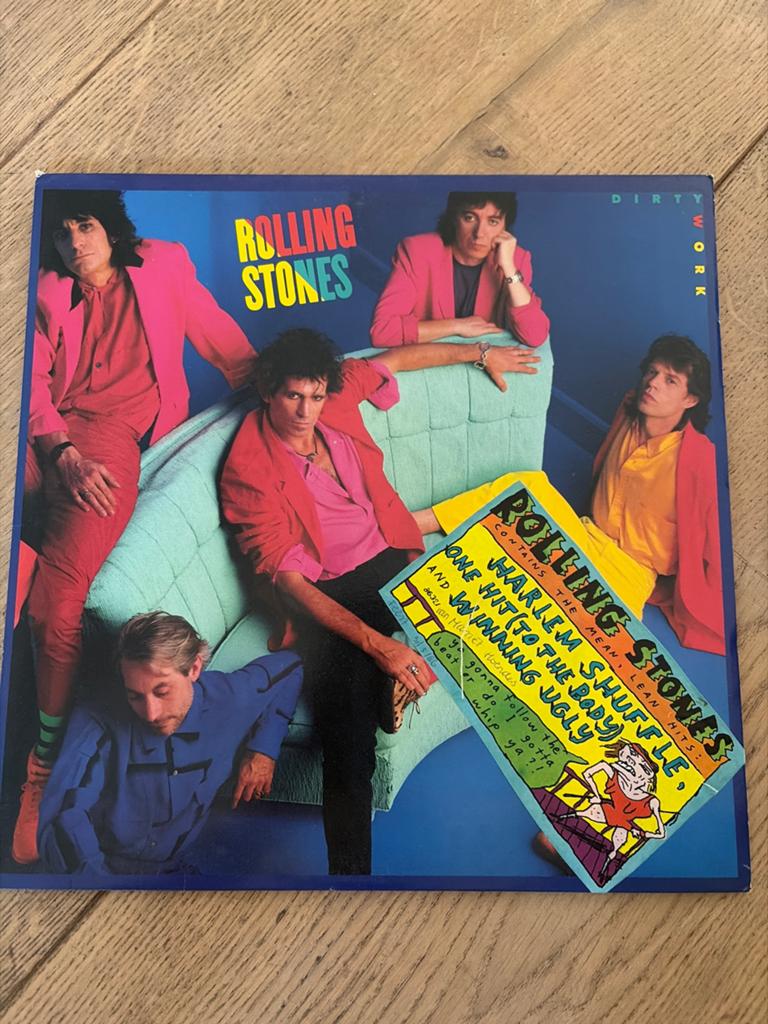 The Rolling Stones - Dirty Work (LP, 1986), Ophalen of Verzenden, Zo goed als nieuw, 12 inch, Poprock