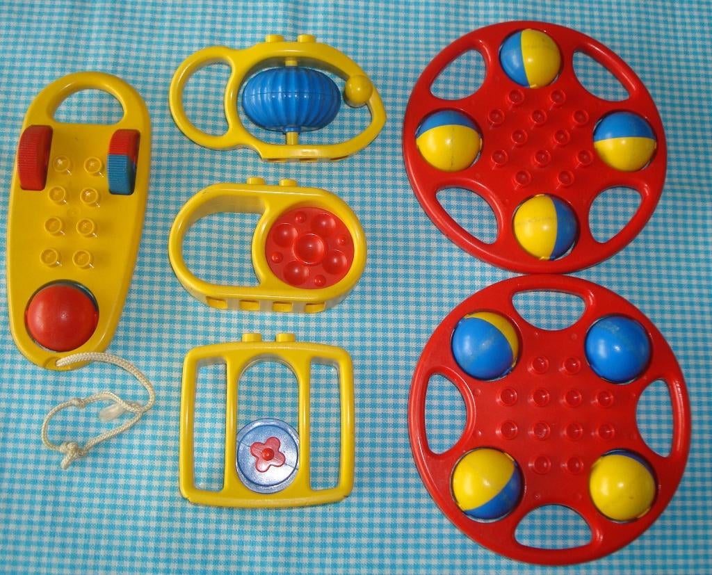 DUPLO babyspeelgoed rammelaar speelgoed speeltjes Vintage, Gebruikt, Overige thema's, Overige typen, Ophalen of Verzenden