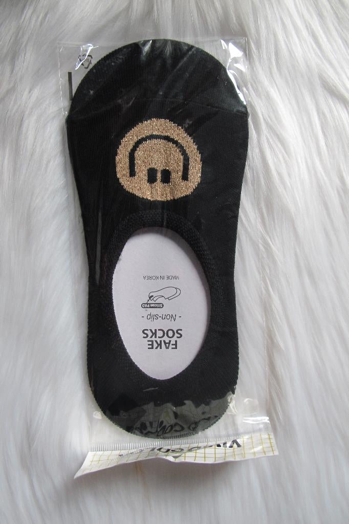 Smiley socks (VIVID COLOR), Sokken en Kniesokken, Zwart, Nieuw, Overige maten