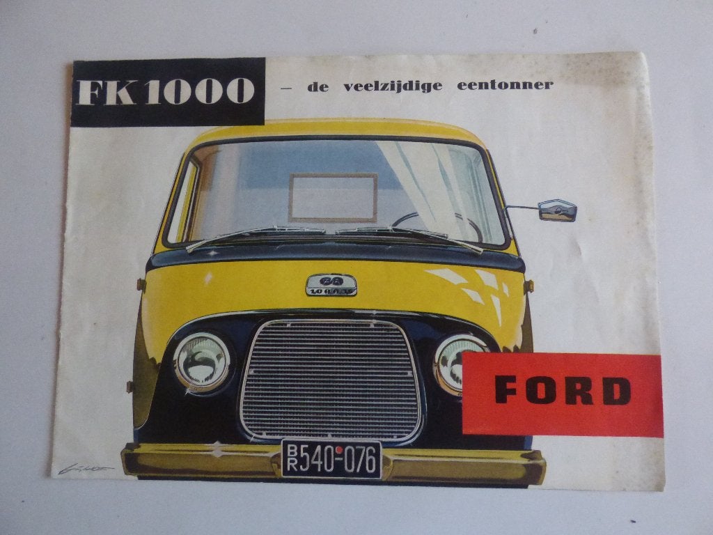 FORD FK 1000 FOLDER, Ophalen of Verzenden, Gelezen, Ford