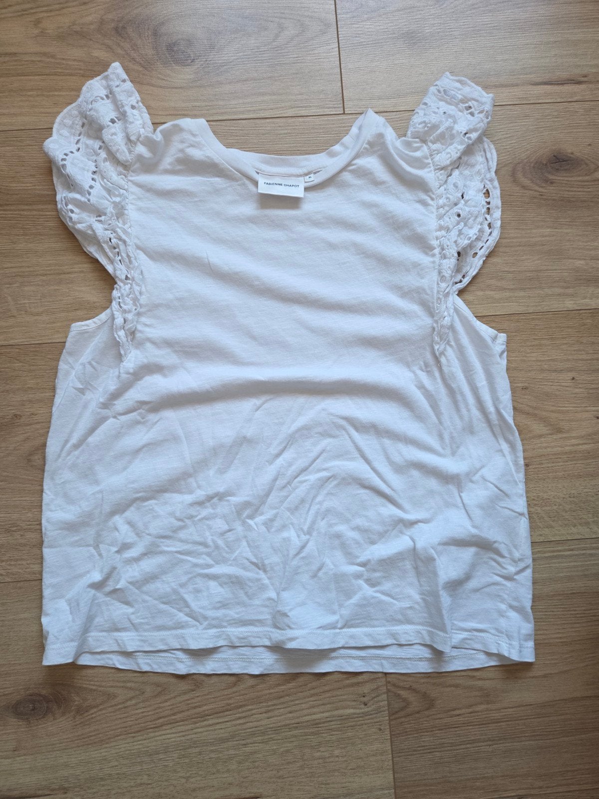 Tshirt Fabienne Chapot, maat XL, Wit, Maat 46/48 (XL) of groter, Ophalen of Verzenden, Zo goed als nieuw