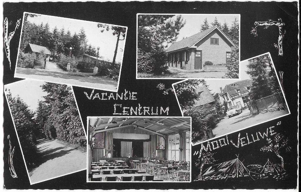 Putten, Vakantiecentrum Mooi Veluwe, kantine, oude auto, Verzenden, 1960 tot 1980, Gelopen, Gelderland