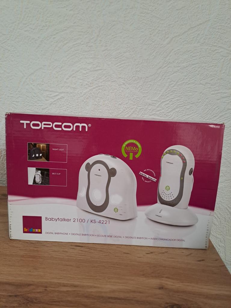 Topcom Babytalker 2100 Digitale Babyfoon, Ophalen of Verzenden, Zo goed als nieuw, 100 tot 250 meter, Digitaal