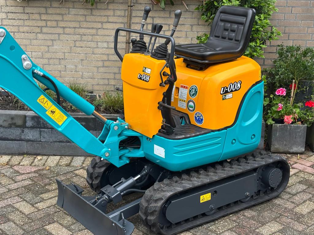 Kubota U-008 gebruikte diesel minigraver 008 381uur, Graafmachine