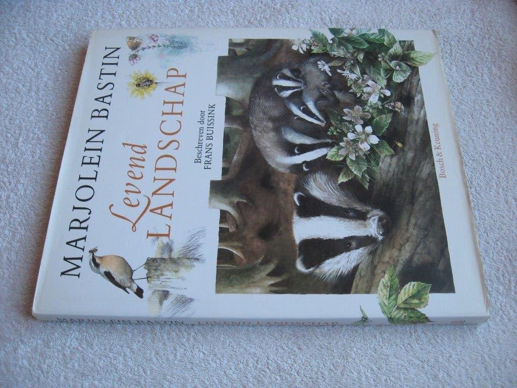 Frans Buissink & Marjolein Bastin - Levend Landschap, Ophalen of Verzenden, Zo goed als nieuw, Frans Buissink & Marjolein Bastin