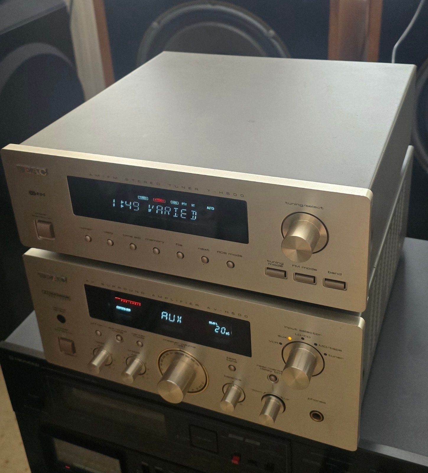 TEAC T-H500 5.1 zeldzaam Tuner en AV-H500, Overige merken, Gebruikt, Tuner of Radio, Losse componenten