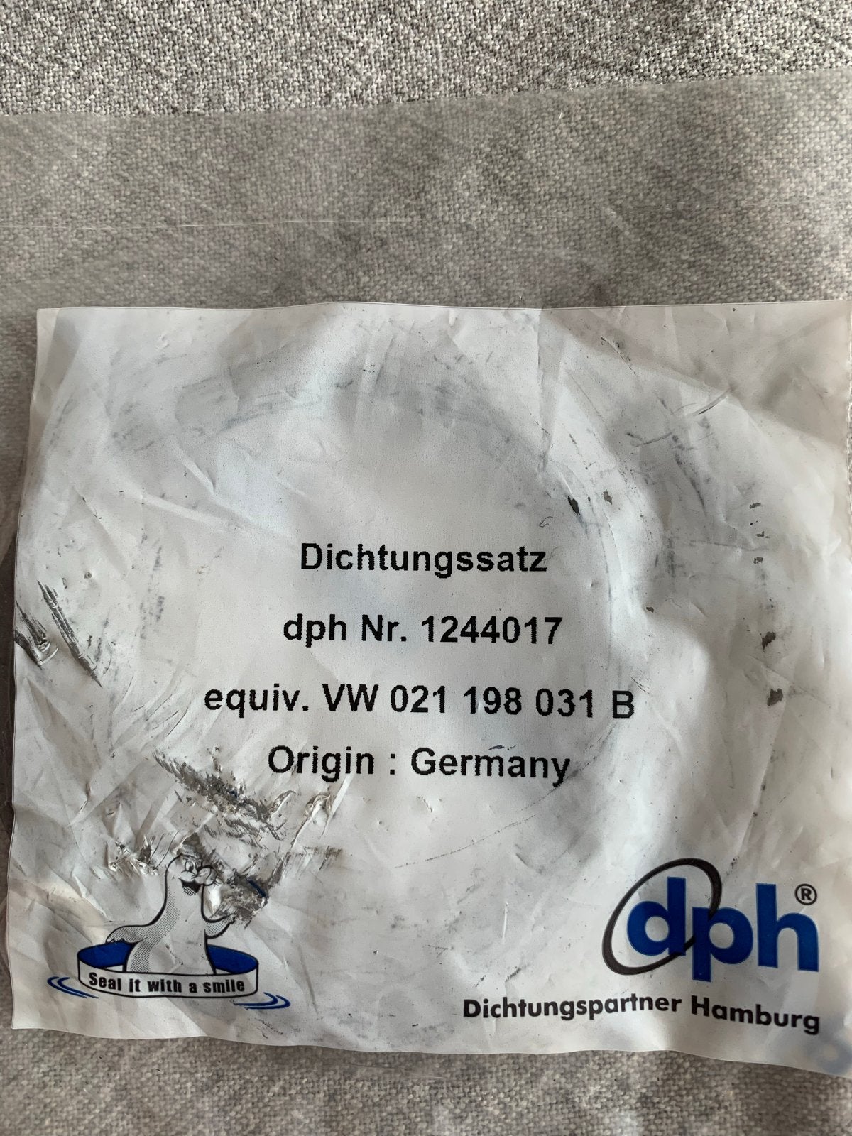 VW T2 Type4 Olieverversing Pakkingen (1.7-2.0 ltr) 021198031, Verzenden, Nieuw, Volkswagen