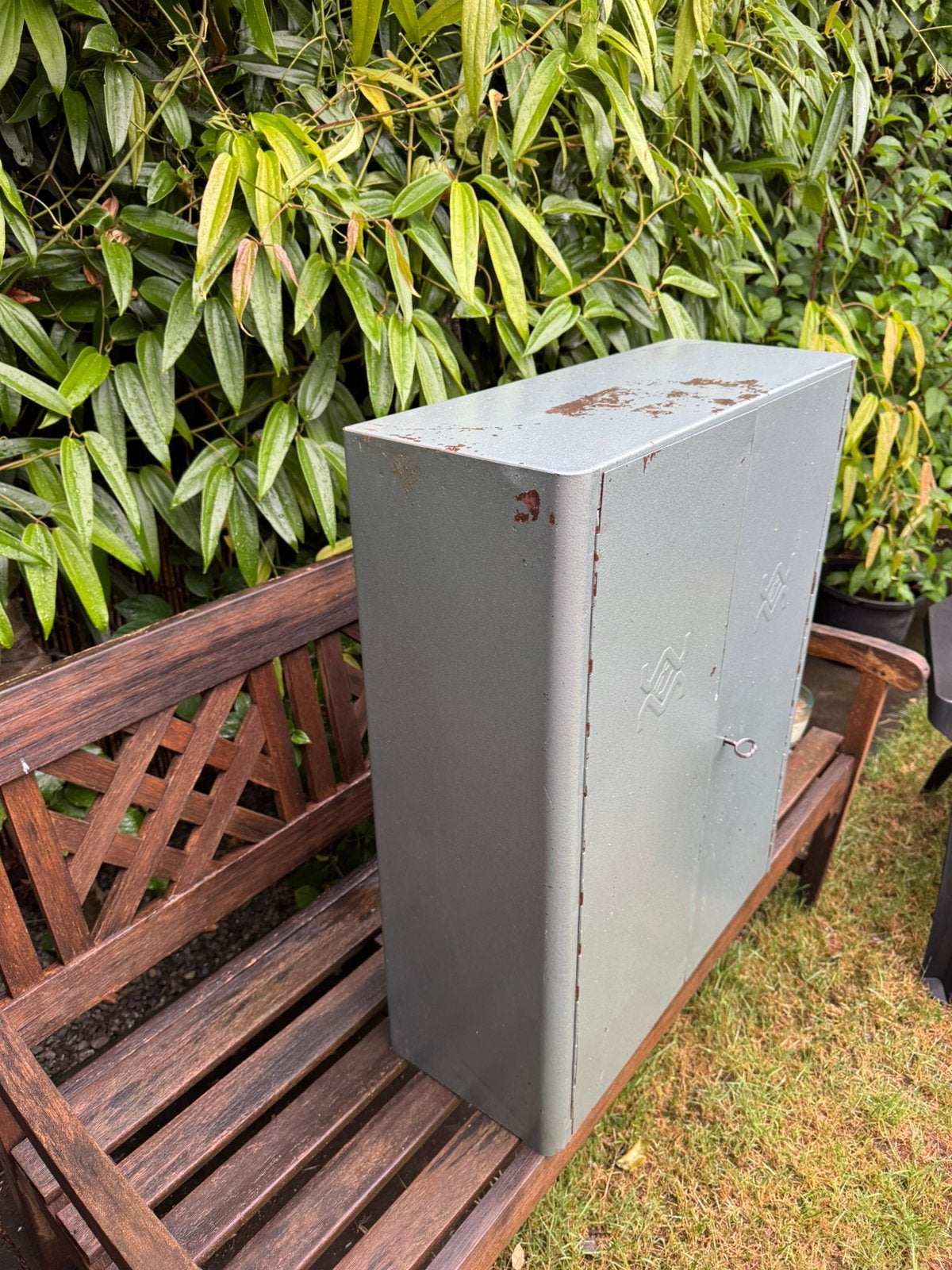 Vintage metalen gereedschapskast IZGST, Ophalen