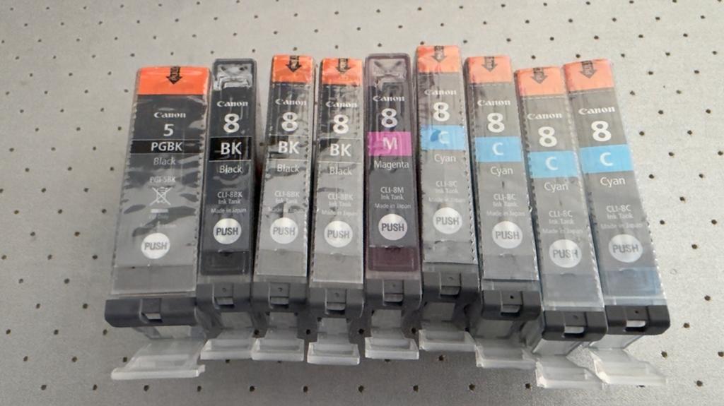 Canon tyoe 5 & 8inkjet cartridges ORIGINEEL, Computers en Software, Printers, Ophalen of Verzenden, Nieuw