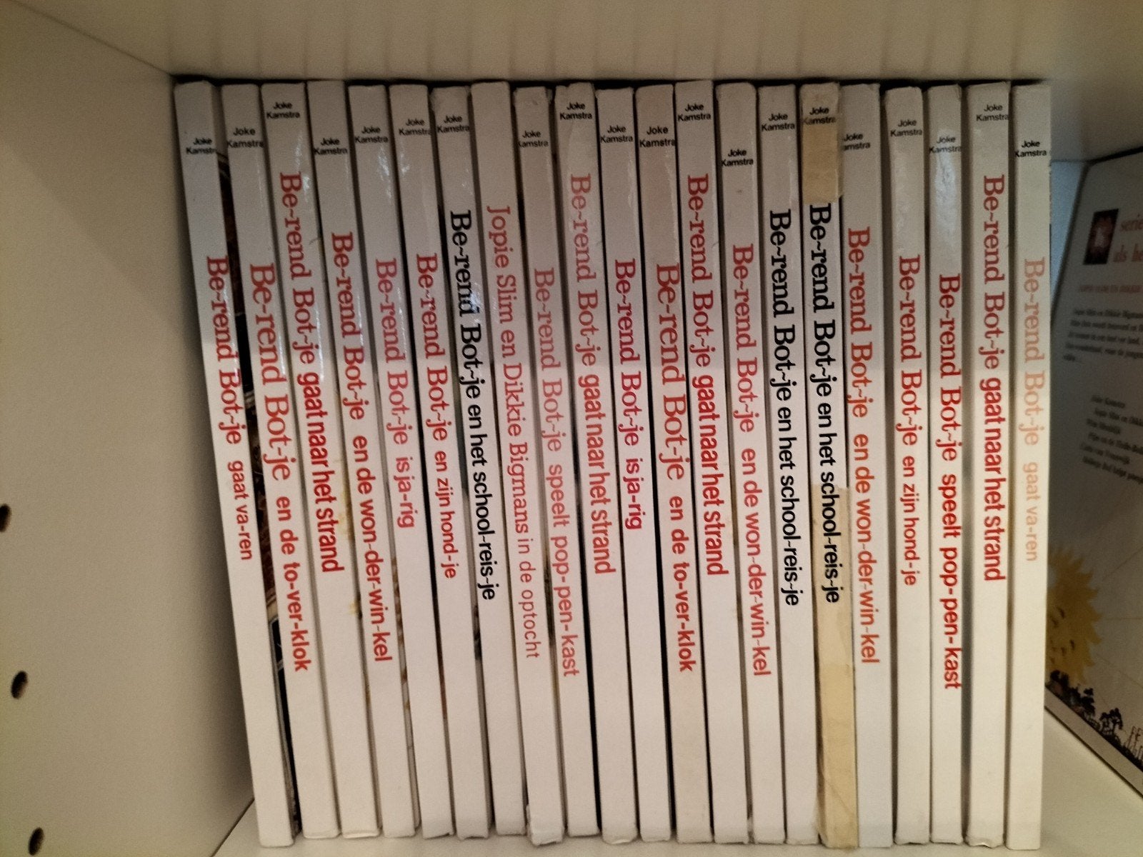 Jopie Slim en Dikkie Bigmans & Berend Bot-je boeken, Ophalen, Gelezen, J. Kamstra, Fictie algemeen