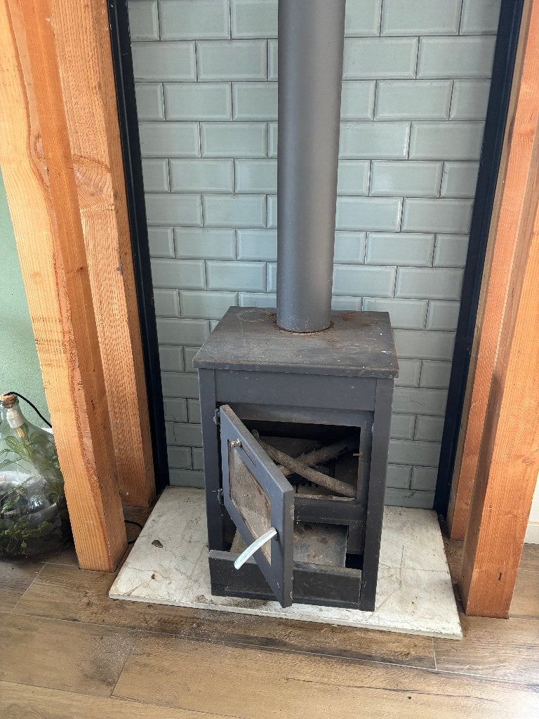 houtkachel, Huis en Inrichting, Kachels, Ophalen, Gebruikt, Houtkachel, Vrijstaand